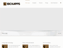 Tablet Screenshot of 1boxapps.com